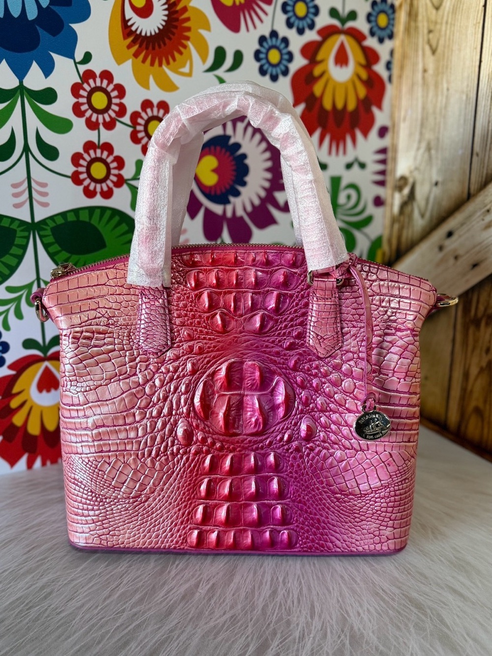 PERFECT EYE Brahmin Duxbury Cupid Ombre NWT HARD TO FIND FIRM